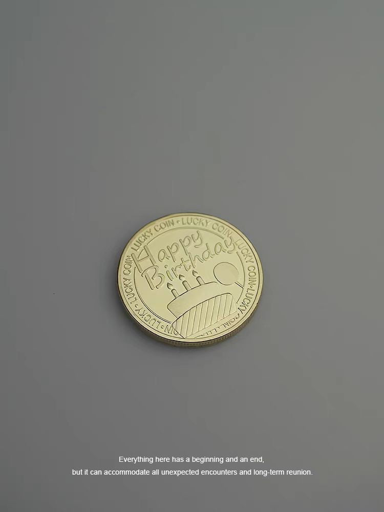Happy Birthday Lucky Coin with Case